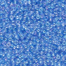 Miyuki rocailles Perlen 11/0 - Pale sapphire ab 11-299